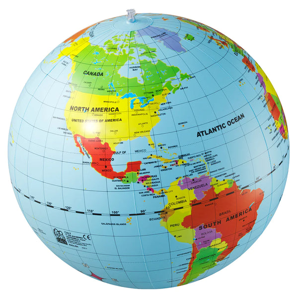 Tiger Tribe / World Globe (50cm) - Countries & Cities