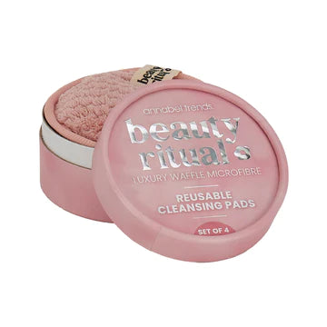 Annabel Trends / Beauty Ritual Luxury Waffle Cleansing Pads (Set 4) - Dusty Pink
