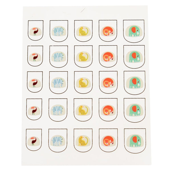 Rex London / Nail Stickers (Set 25) - Wild Wonders