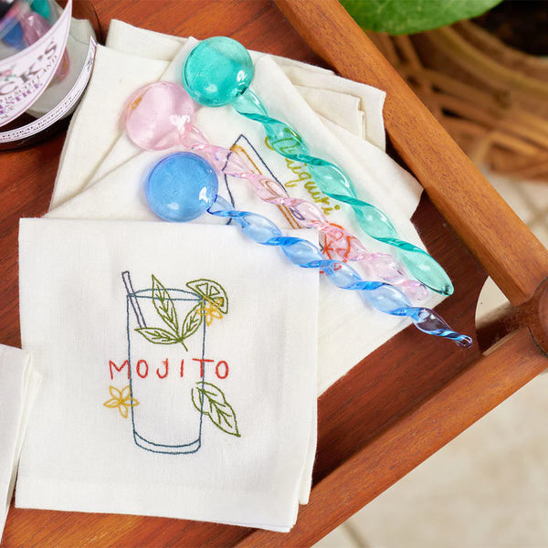 Annabel Trends / Cocktail Swizzle Spoons (Set 4) - Twist