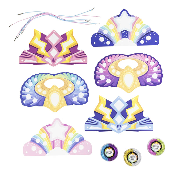 Tiger Tribe / Glitter Goo Crowns - Super Rainbow