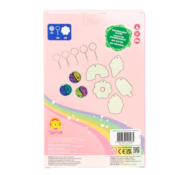 Tiger Tribe / Glitter Goo Bag Charms - Glitter Pop