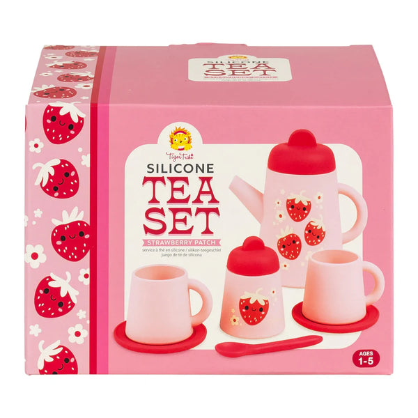 Tiger Tribe / Silicone Tea Set (9pcs) - Strawberry Patch