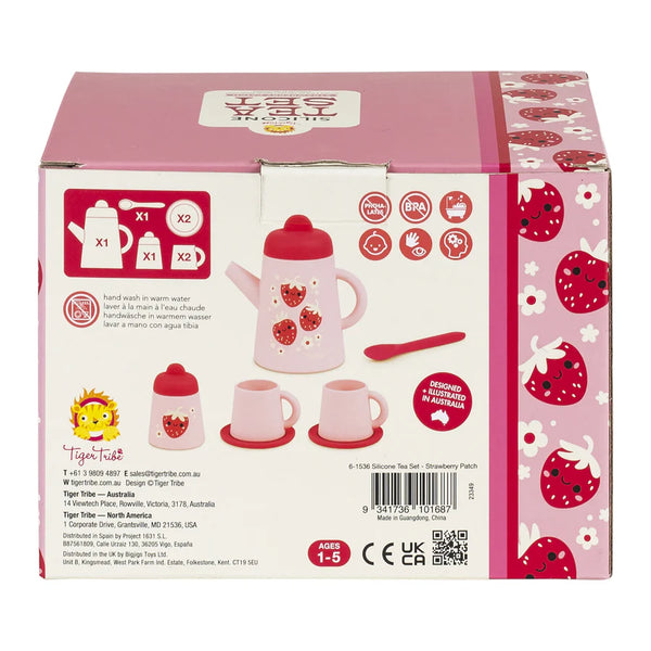 Tiger Tribe / Silicone Tea Set (9pcs) - Strawberry Patch