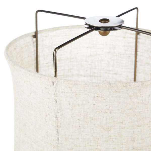 Amalfi / Paden Linen Table Lamp - Antique Bronze