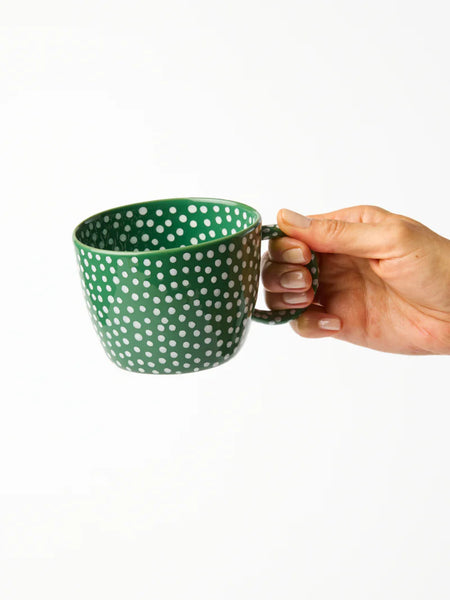 Jones & Co / Chino Mug - Green Sprinkle