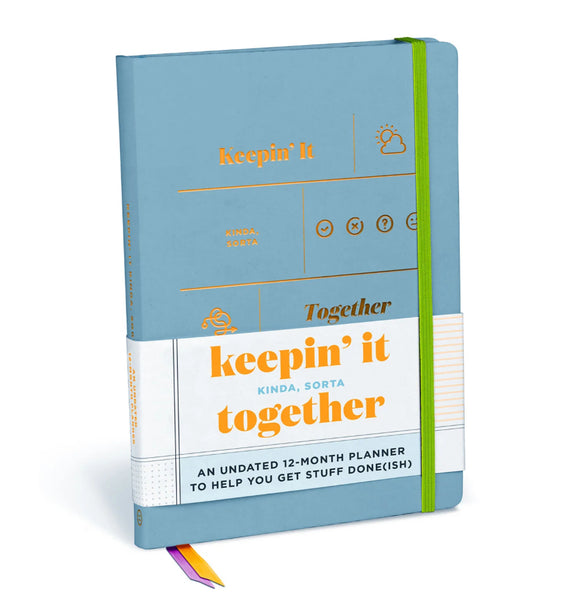 Knock Knock / Undated 12 Month Planner (Large) - Keepin' It Kinda, Sorta Together