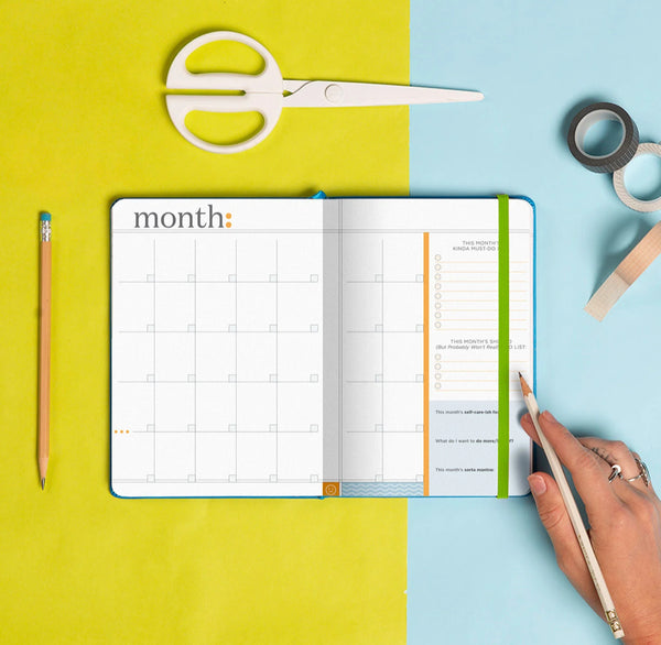 Knock Knock / Undated 12 Month Planner (Large) - Keepin' It Kinda, Sorta Together