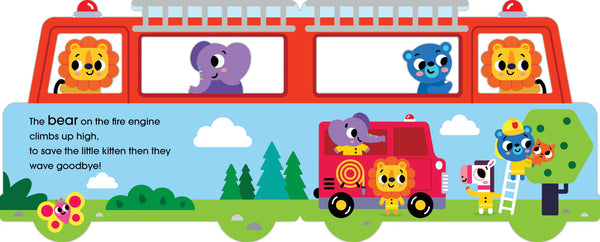 Mini Me Shaped Board Book: The Siren On The Fire Engine - Conor Rawson