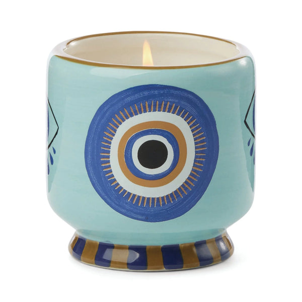 Paddywax / A Dopo 'Eye' Ceramic Candle (8oz) - Incense & Smoke