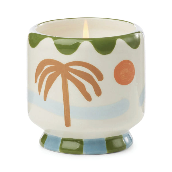 Paddywax / A Dopo 'Palm Tree' Ceramic Candle (8oz) - Lush Palms