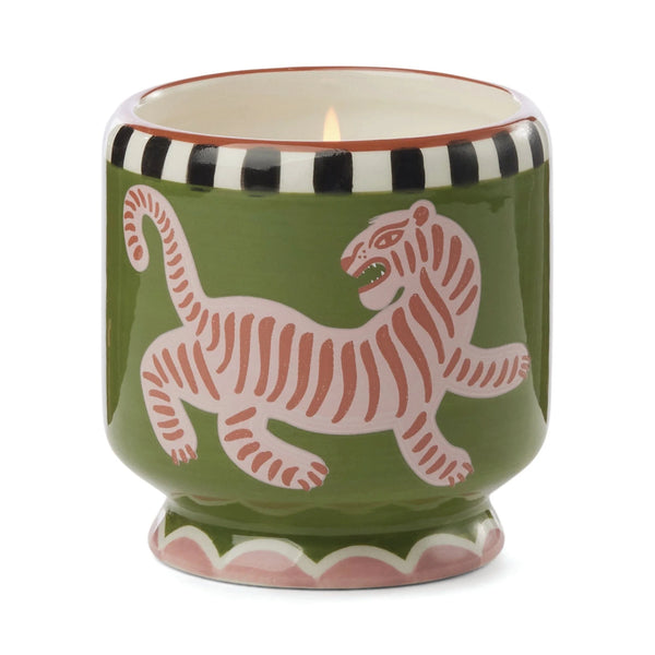 Paddywax / A Dopo 'Tiger' Ceramic Candle (8oz) - Black Cedar & Fig