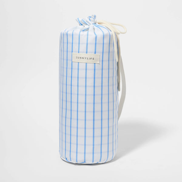 Sunnylife / Beach & Picnic Blanket - Le Weekend Mid Blue-Cream