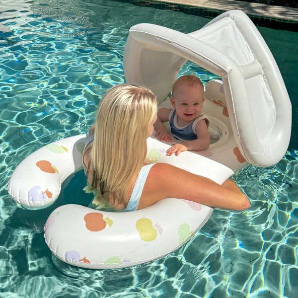 Sunnylife / Float Together Baby Seat - Apple Sorbet Multi