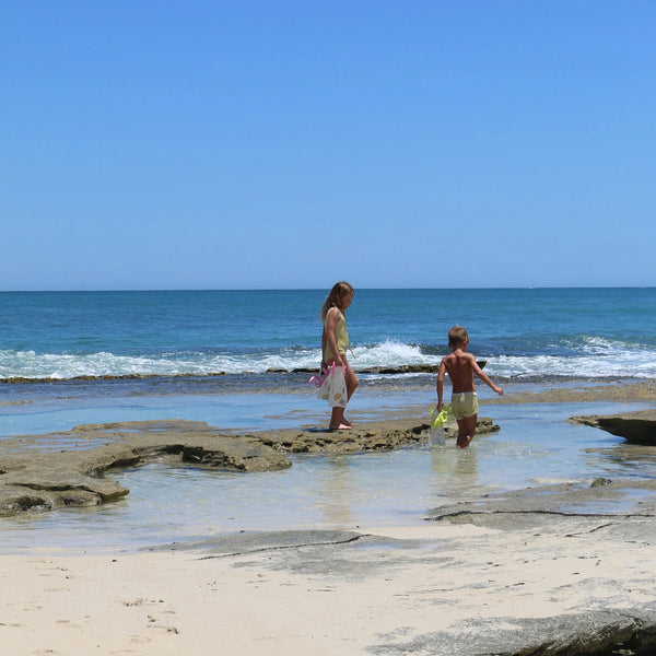 Sunnylife / Kids Snorkel Set (Medium) - The Sea Kids Yellow