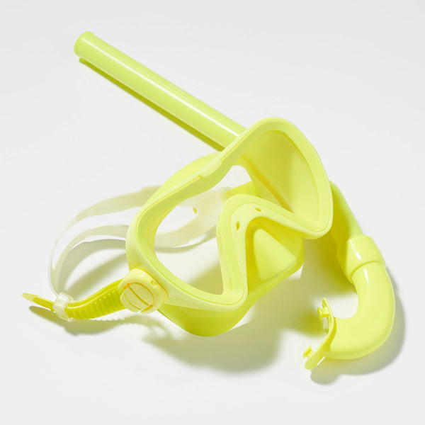 Sunnylife / Kids Snorkel Set (Medium) - The Sea Kids Yellow