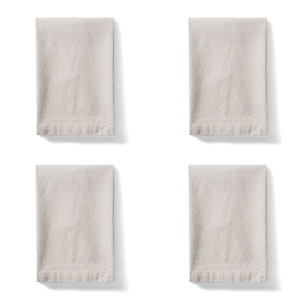 Amalfi / Sorrento Liveable Linen Napkins (Set 4) - Taupe