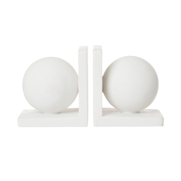 Amalfi / Bakio Bookends (Set 2) - White