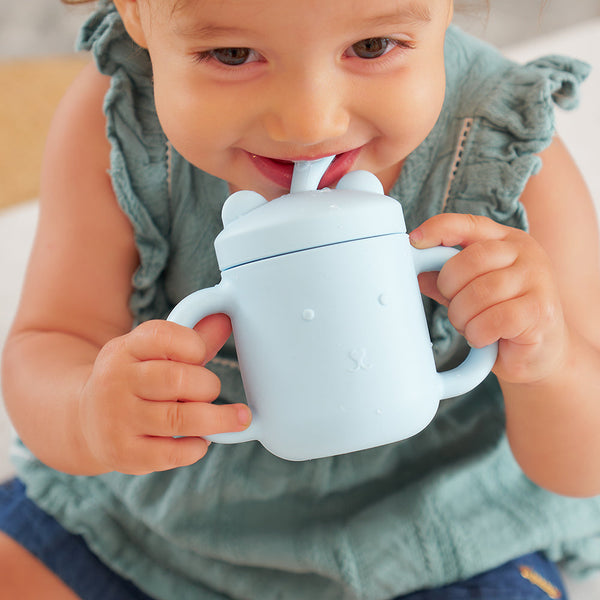 Annabel Trends / Silicone Mini Sippi Bear - Iced Blue