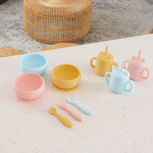 Annabel Trends / Silicone Suction Bowl - Blush Pink