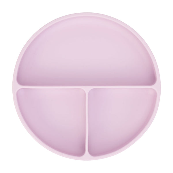 Annabel Trends / Silicone Suction Divided Plate - Lilac