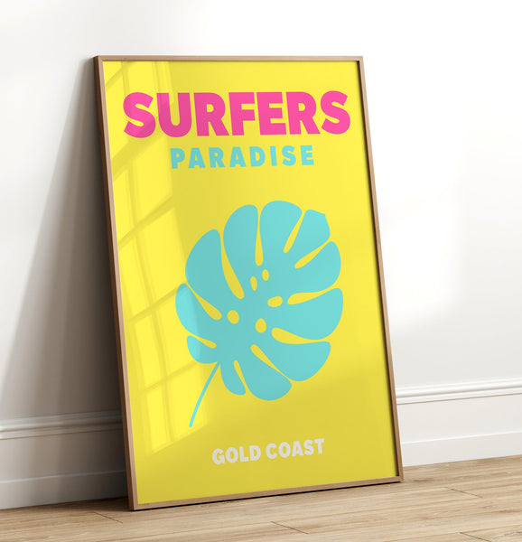 Australia Unseen / Coastal Chic Poster - Surfers Paradise