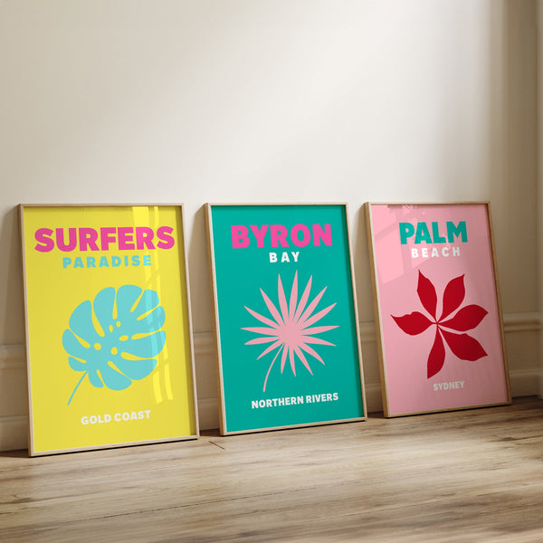 Australia Unseen / Coastal Chic Poster - Surfers Paradise