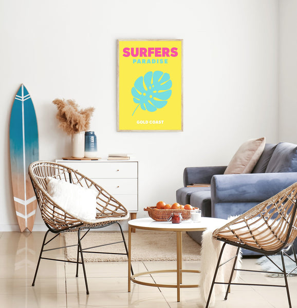 Australia Unseen / Coastal Chic Poster - Surfers Paradise