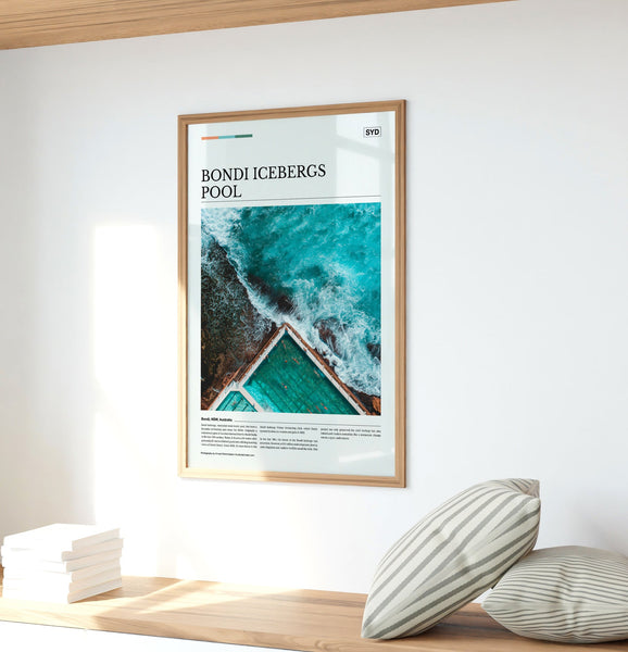 Australia Unseen / Editorial Poster - Bondi Icebergs Pool