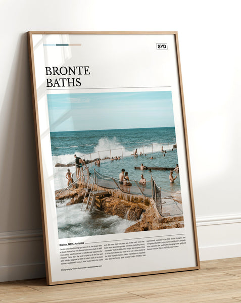 Australia Unseen / Editorial Poster - Bronte Baths