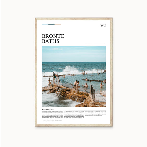 Australia Unseen / Editorial Poster - Bronte Baths