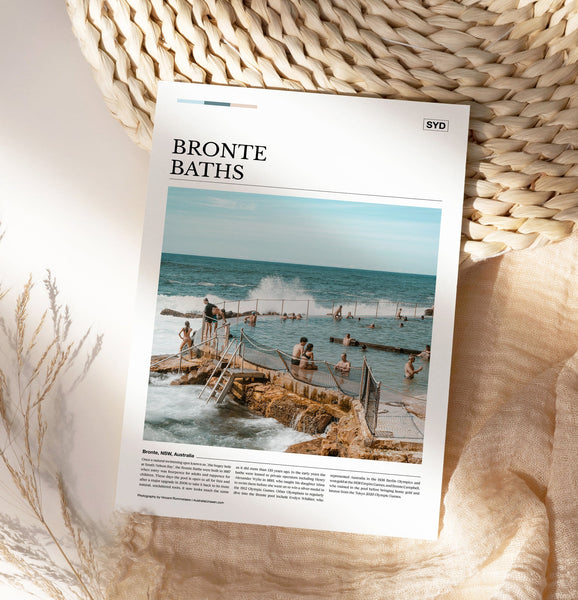 Australia Unseen / Editorial Poster - Bronte Baths