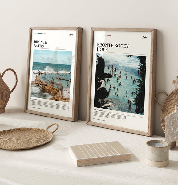 Australia Unseen / Editorial Poster - Bronte Bogey Hole