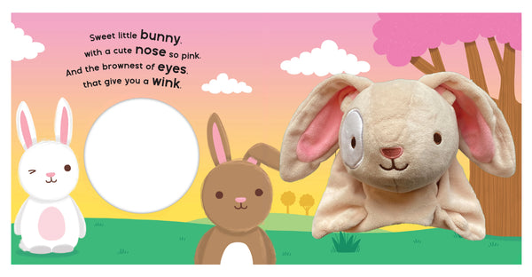 Cuddle Time Bunny Hand Puppet Book - Sarah Ward