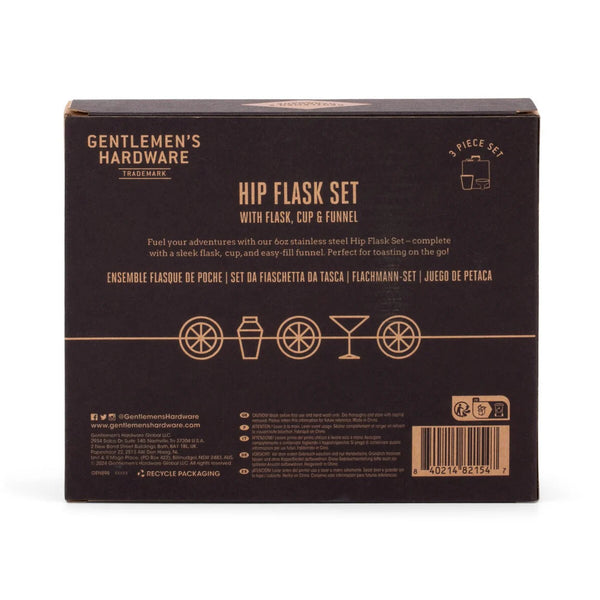 Gentleman's Hardware / Hip Flask Set