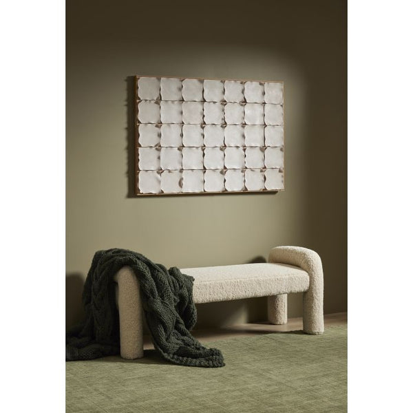 Grand Designs / Hamish Hand Knitted Throw - Dark Green