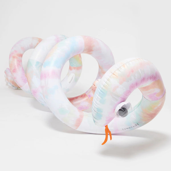 Sunnylife / Giant Inflatable Noodle Snake - Tie-Dye Multi