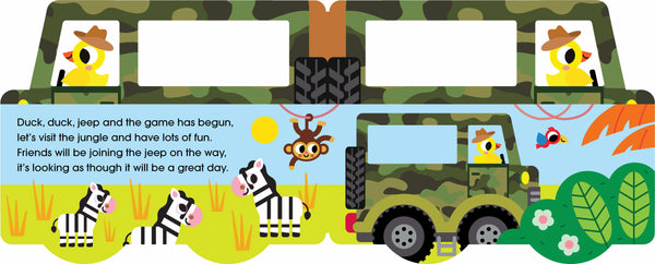 Mini Me Shaped Board Book: The Jeep In The Jungle - Conor Rawson