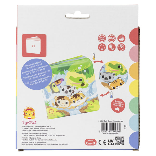 Tiger Tribe / Bath Book - Messy Jungle
