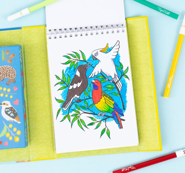 Tiger Tribe / Colouring Set - Aussie Animals