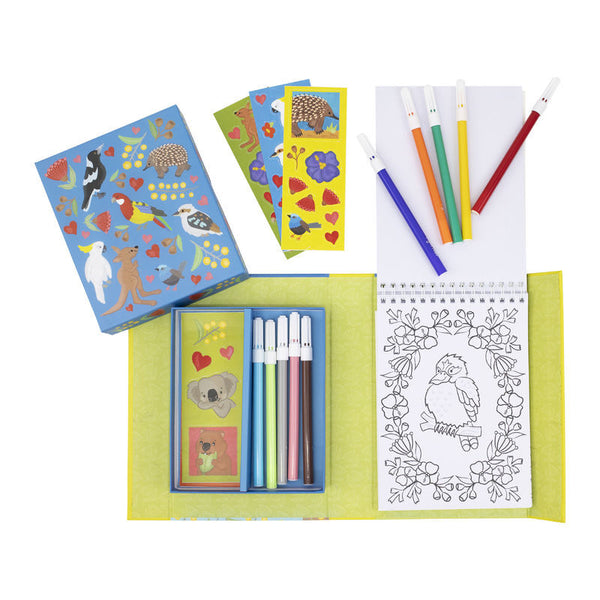 Tiger Tribe / Colouring Set - Aussie Animals