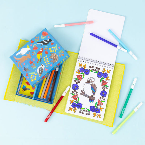 Tiger Tribe / Colouring Set - Aussie Animals