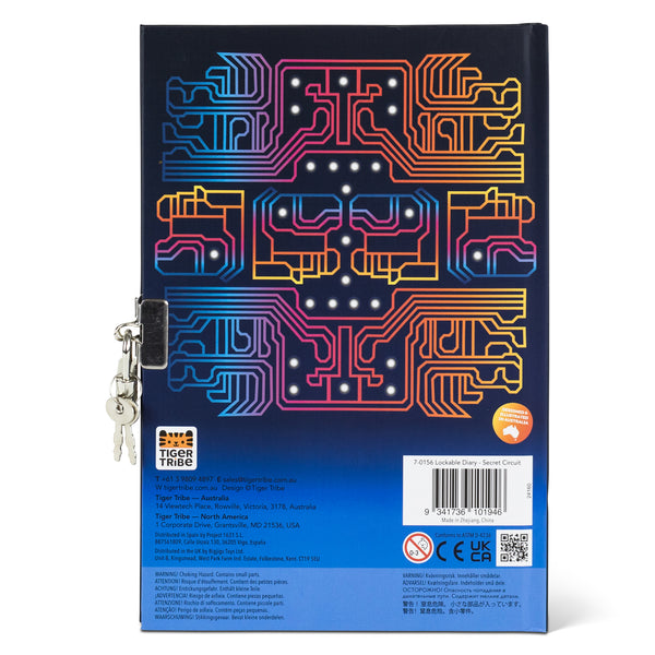 Tiger Tribe / Lockable Diary - Secret Circuit
