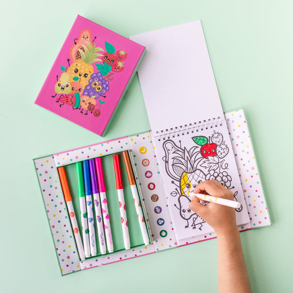 Tiger Tribe / Scented Colouring Set - Fruity Cutie