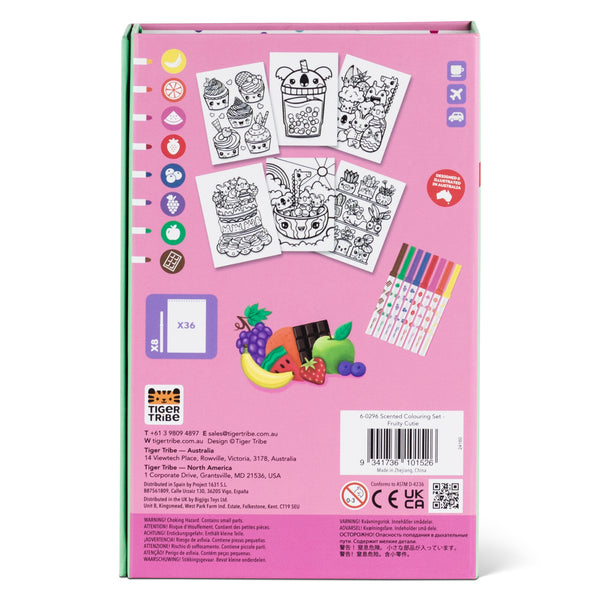 Tiger Tribe / Scented Colouring Set - Fruity Cutie