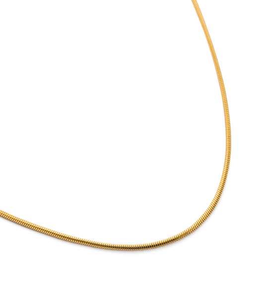 Kirstin Ash / Snake Chain Choker - 18K Gold Vermeil