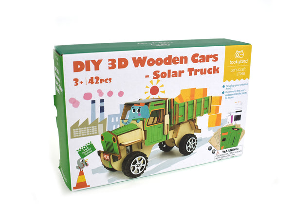 Tookyland / DIY 3D Wooden Cars (Solar Craft Kit) - Truck