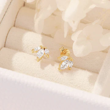 Midsummer Star / Trinity Sparkle Studs - Gold