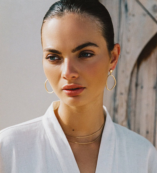 Kirstin Ash / Snake Chain Choker - 18K Gold Vermeil