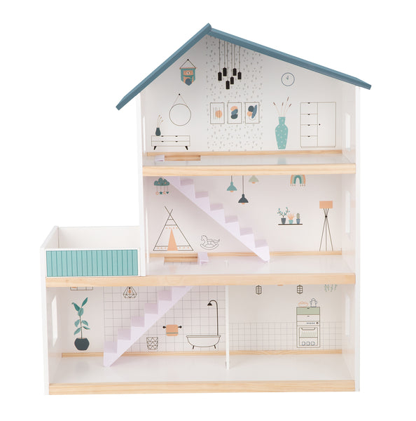 Tooky Toy / 3 Storey Dollhouse